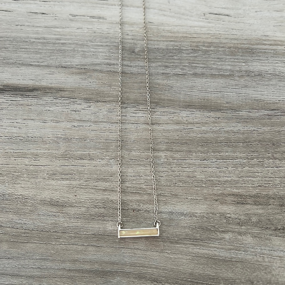 Silver necklace